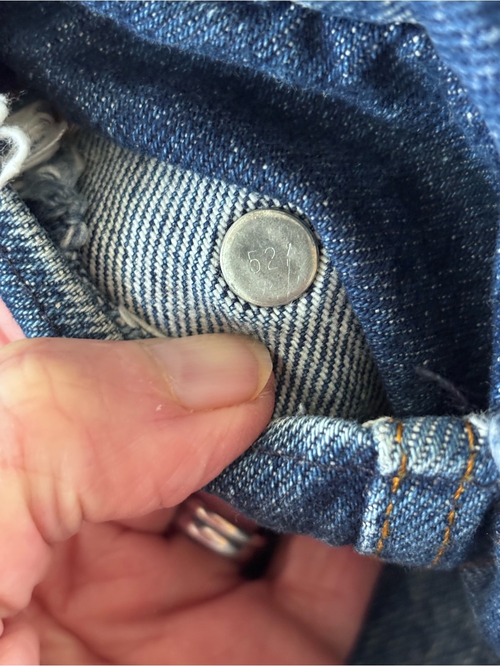 Vtg. Tier III Levis Sherpa Denim Jacket Mens Medium Blue Trucker Made USA 80s - Picture 11 of 12
